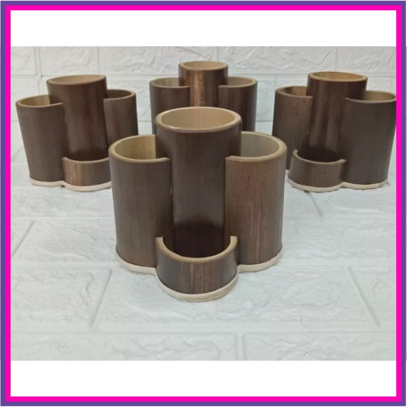 

tempat pensil dari bambu kerajinan