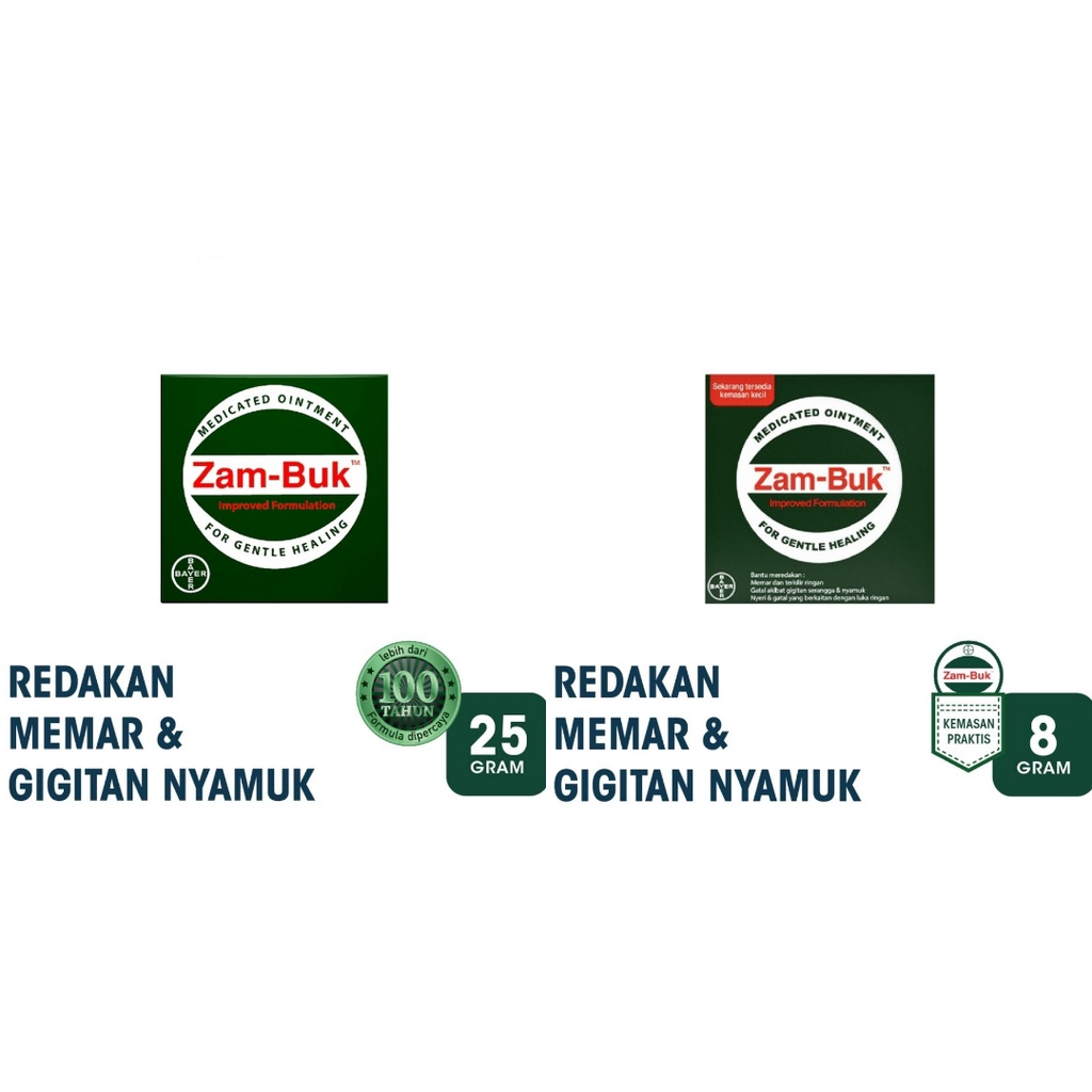 Salep Zambuk 8gr - 25gr Original | Obat Memar dan Gigitan Serangga