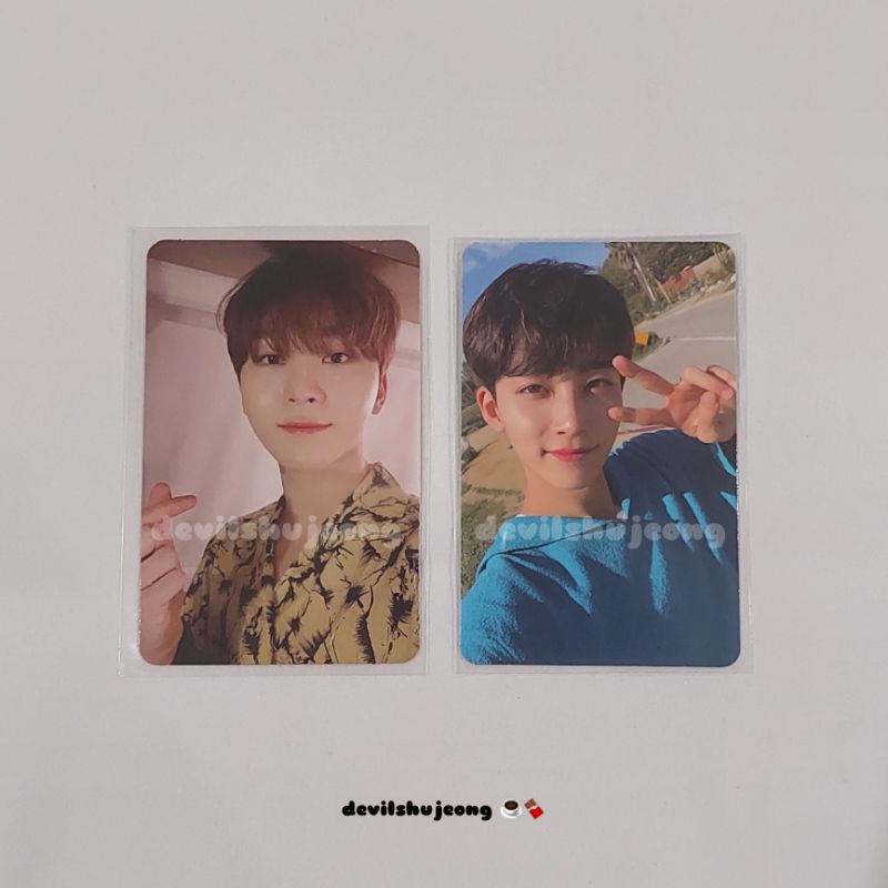 PC Photocard Seventeen Henggarae Jeonghan dul peace / Seungkwan Set ver