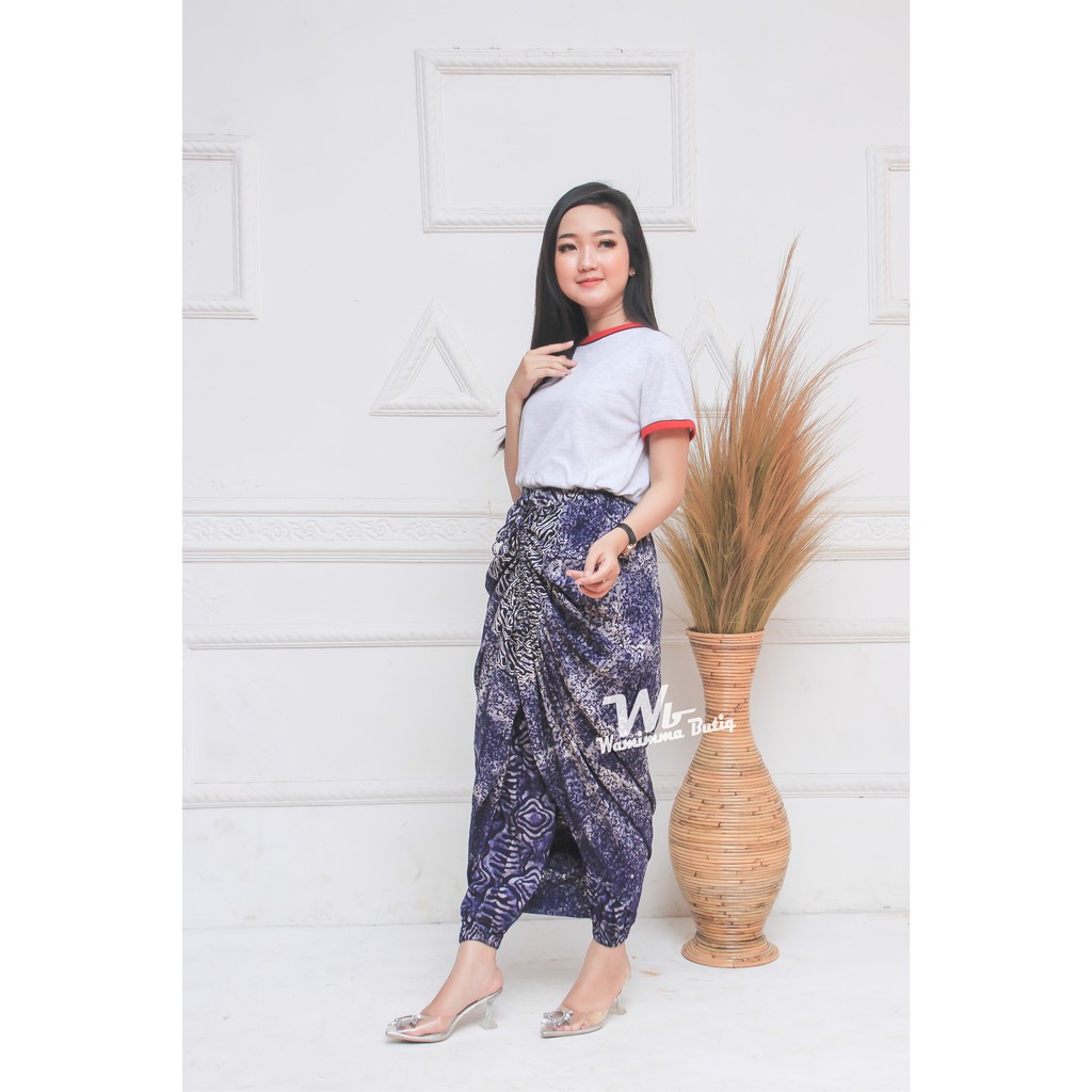 Celana Rok Batik - Bawahan Batik - Celana Batik Wanita - Rok Celana Batik -  Rosela