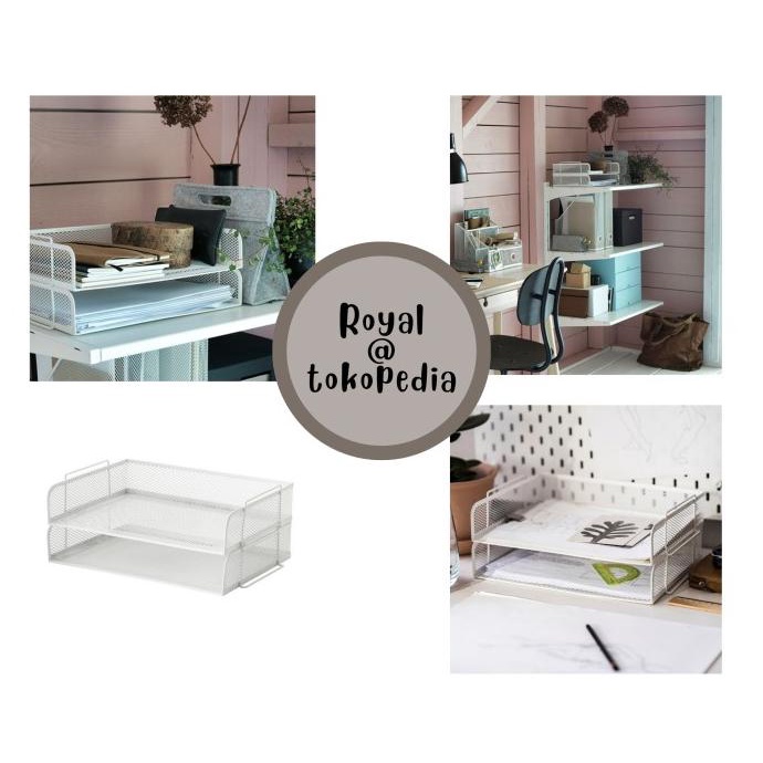 

[[COD]] IKDronjons Tempat Penyimpanan Surat File Kertas White Letter Tray KOMPLIT Kode 353
