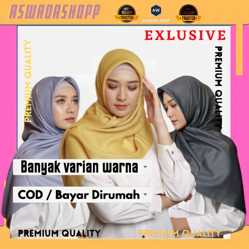 (Lasercut) Hijab Shinar Glamour Ansania Lasercut Square Pashmina