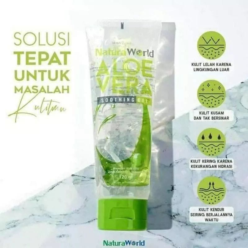 Aloevera Soothing Gel by Natura World 100% Original