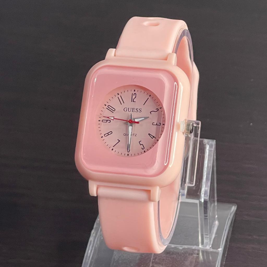 (SS) JAM TANGAN WANITA FASHION KOREA STRAP RUBBER G-112