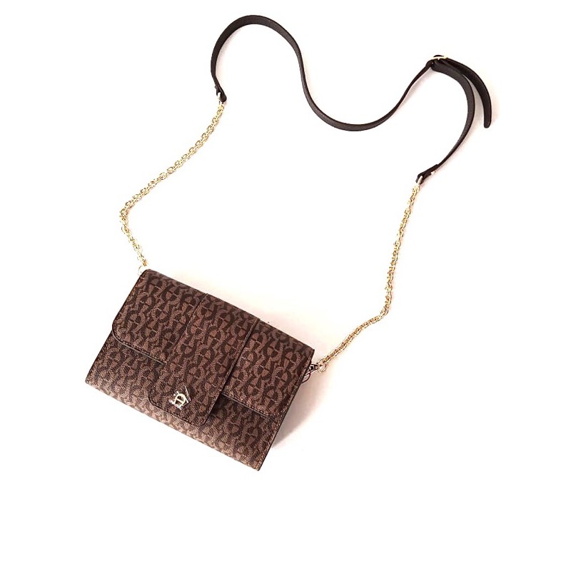 Tas Aigner Crossbody Signature Leather Original