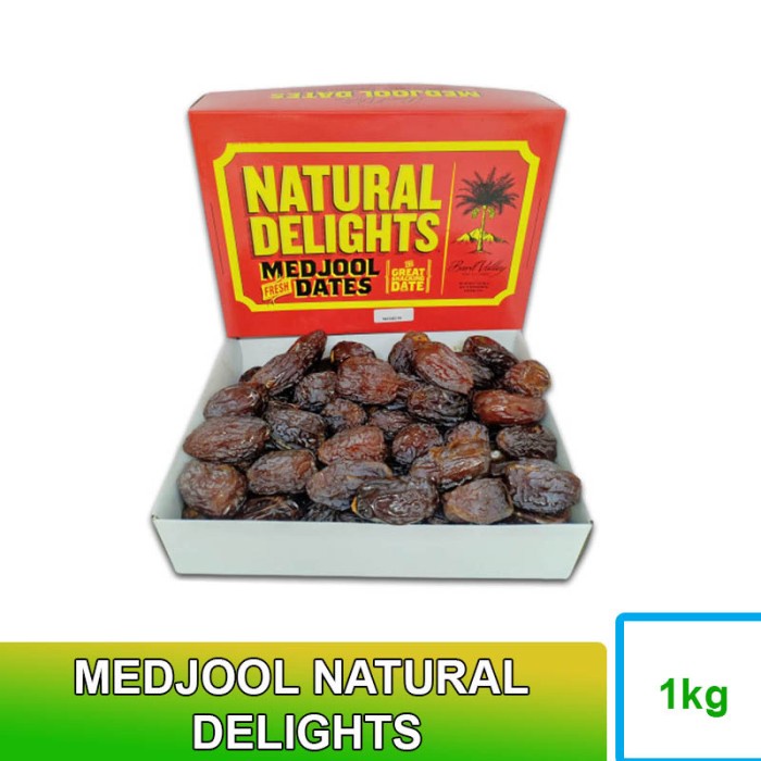 

Kurma Medjool Natural Delights Fresh Dates 1kg / Medium / MedjoolDates