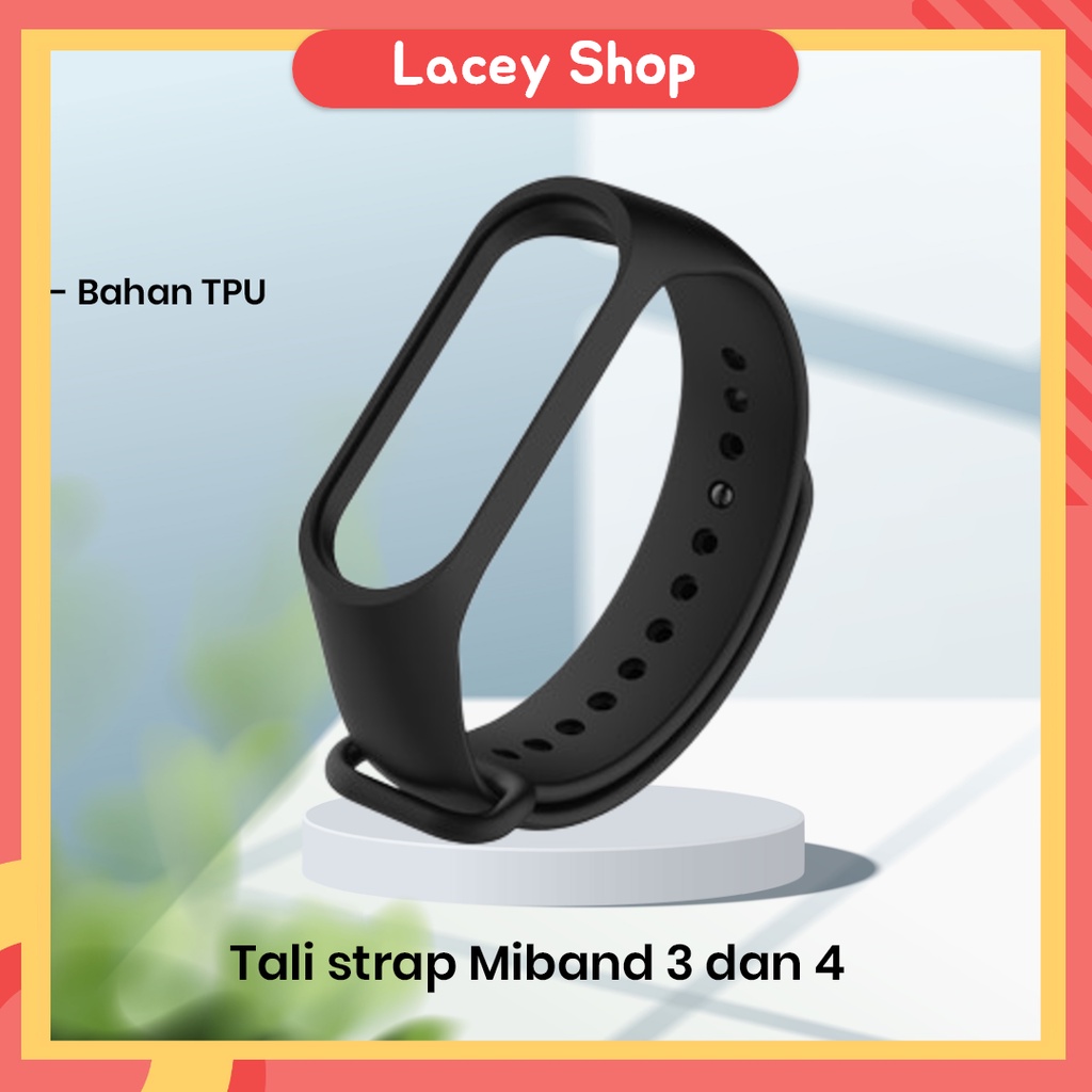 Strap Xiaomi Miband 3/4/5/6 Silikon Karet Replacement Strap MULTI COLOR