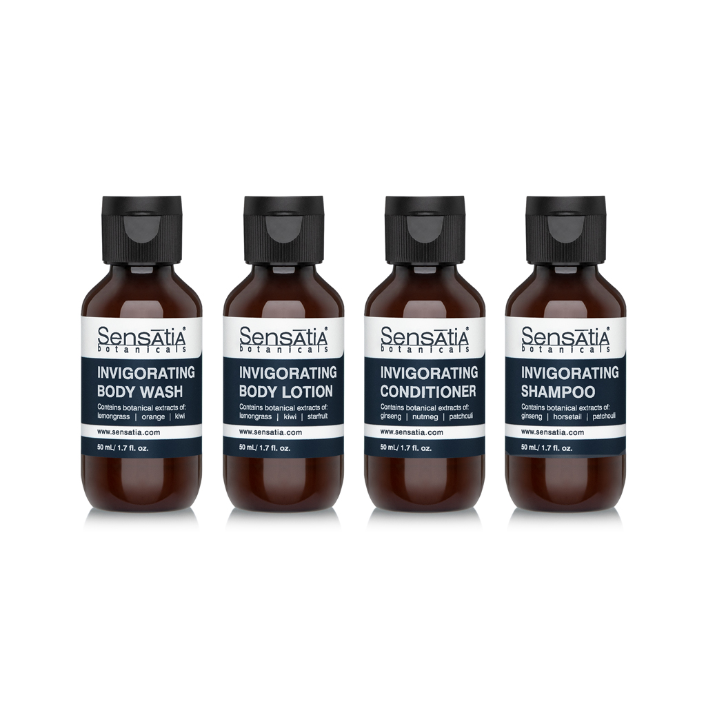 Sensatia Botanicals Invigorating Travel Set - 4 x 50mL / 1.7 fl.oz.