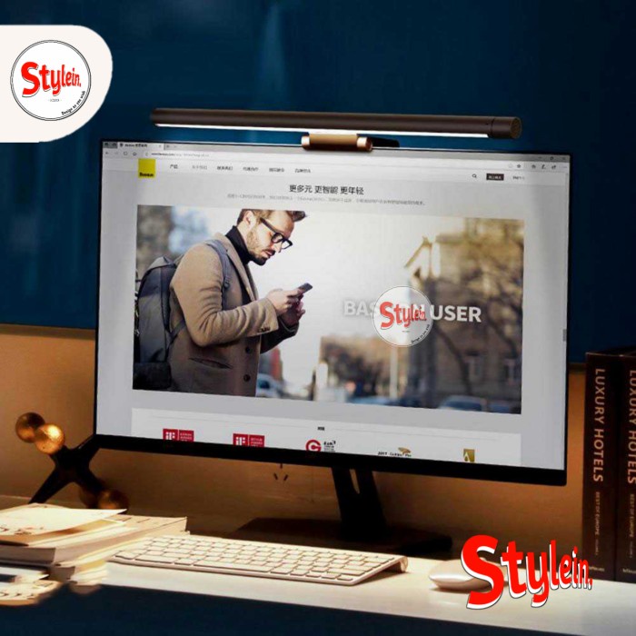 Lampu Meja - Led Monitor Baseus Screenbar Lamp Stepless Dimming Lampu Monitor Meja