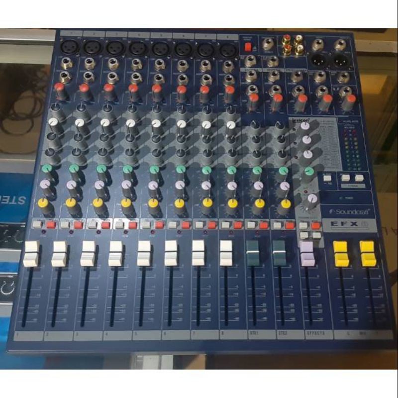Mixer soundcraft EFX 8 mixer soundcraft 8 channel efx8