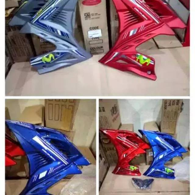 SAYAP/tutup mesin Vixion R 2017 -2019 VVA HALF FAIRING VIXION NEW 2017/2018/2019 VVA Sayap samping