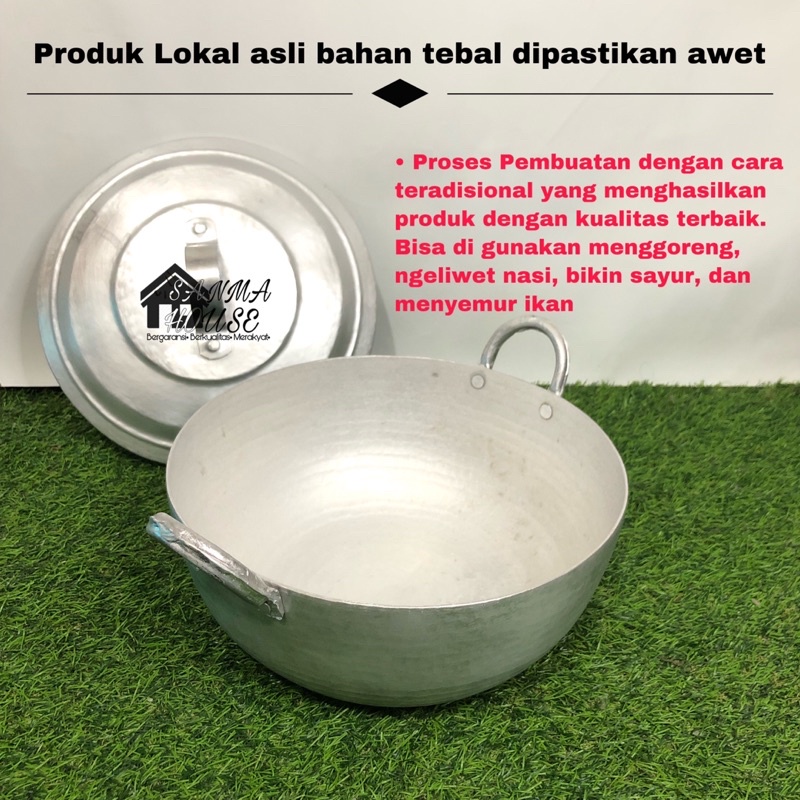 HOT DEALS Panci Sayur 28 Cm Panci Sayur Panci Liwet Asli Garut