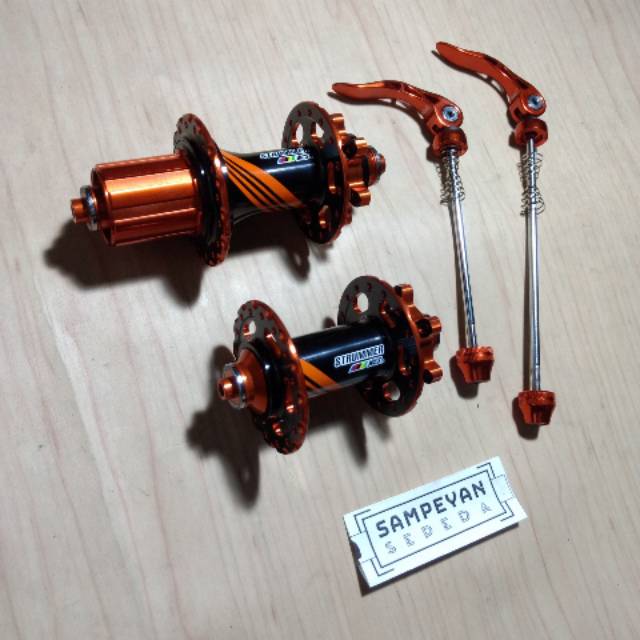 Termurah Hub Freehub Free Hub Sepeda Strummer WCS Lubang 32 32H Orange