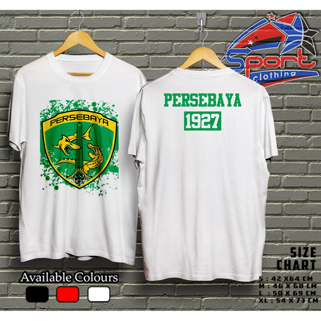 Kaos Persebaya Green Force 1927 Shopee Indonesia