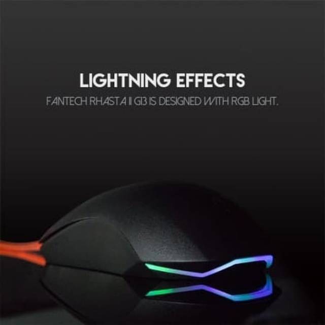 Murah!! Mouse Gaming FANTECH G13 RHASTA IIGaming Mouse RGB