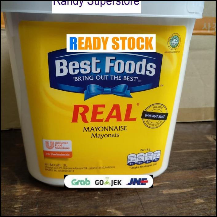 

Spesial - Best Foods Real Mayonnaise 3 Kg