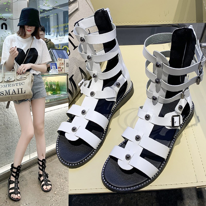 [ Import Design ] Sepatu Sandal Gladiator Wanita Import Premium Quality ID175