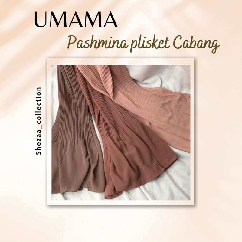 [PART1] UMAMA PLEATED SHAWL PASHMINA PLISKET / PRISKET CERUTY ARMANY