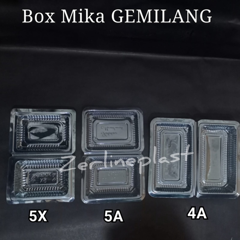 Box Mika Gemilang // Mika Kue Makanan // Mika Kue Bolu @100pcs