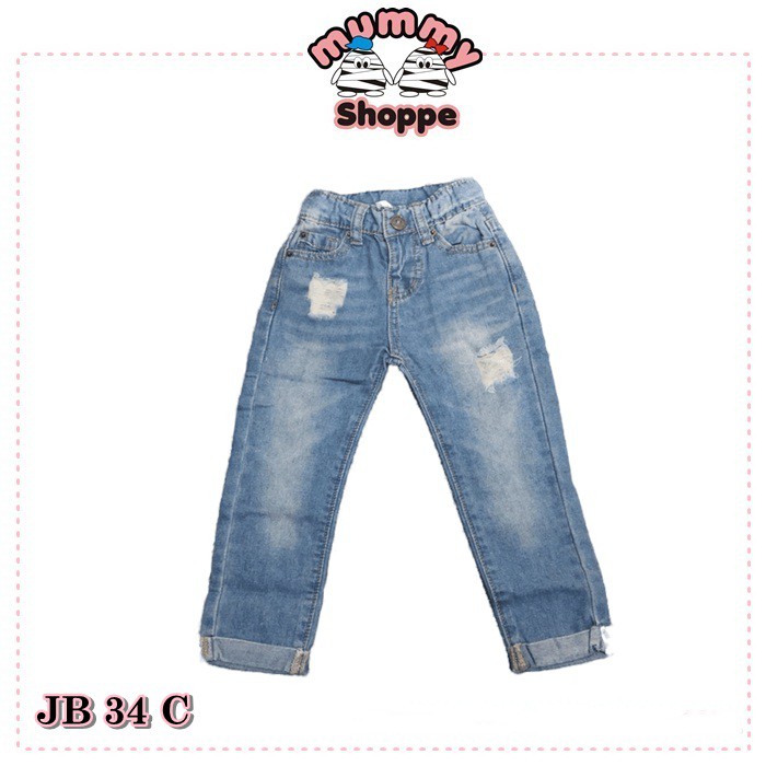 JB 34 C setelan jeans anak motif cars set jeans jumping beans