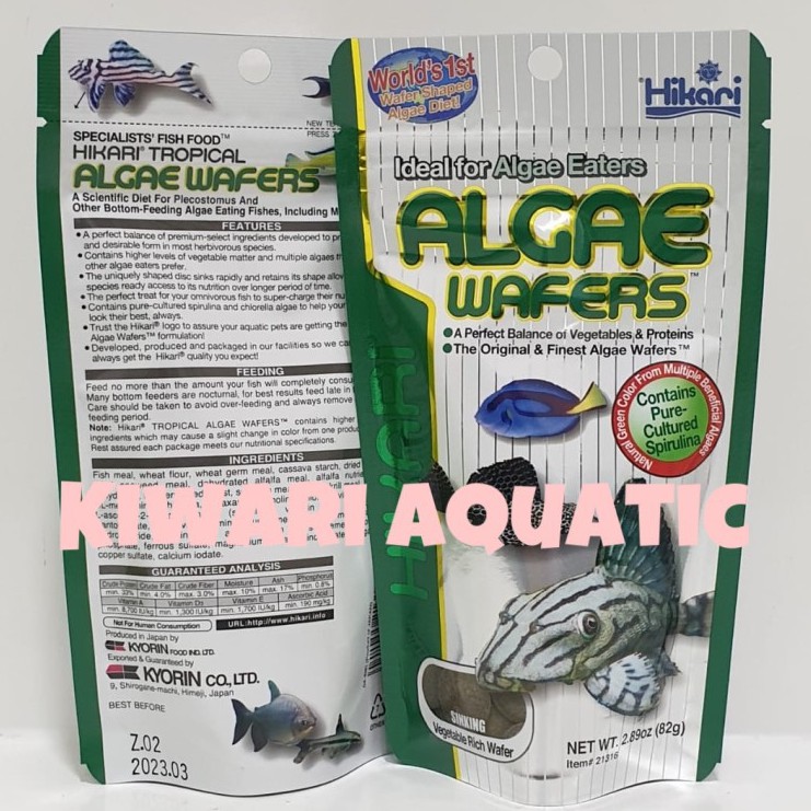HIKARI ALGAE WAFERS 82 GR ~< READYSTOCKKK >~