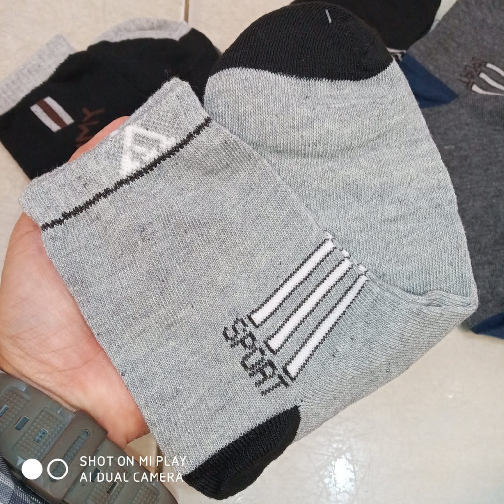 Kaos Kaki Pria Model Klasik Bahan Katun Bambu Fiber untuk Musim Panas