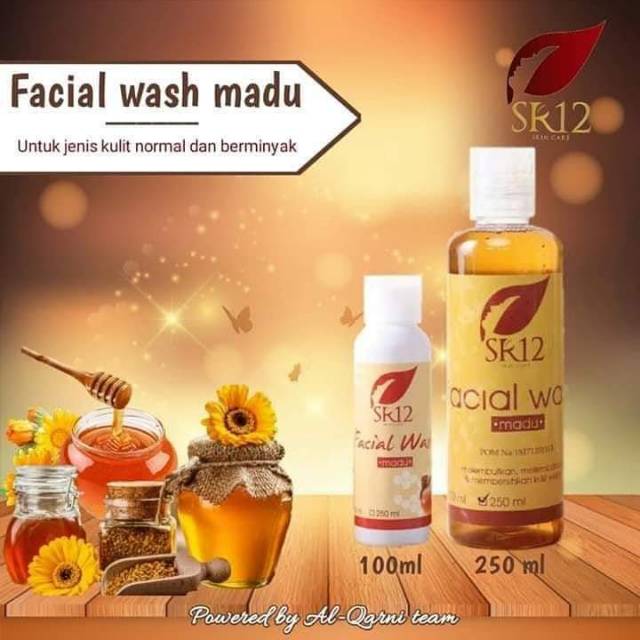SR12 FACIAL WASH MADU