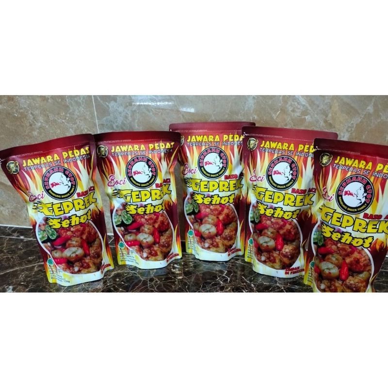 

Paket Hemat Baso Aci Geprek isi 5 Pcs