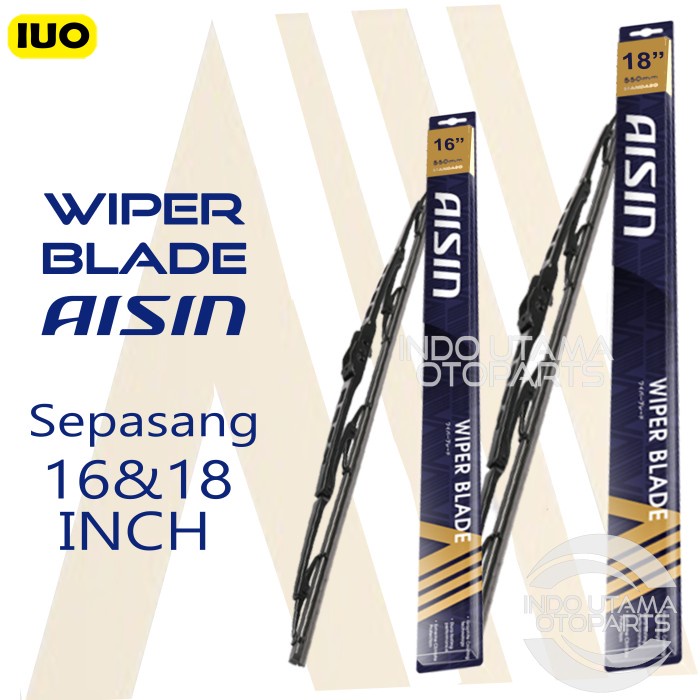 Wiper Mobil Daihatsu Espass AISIN Sepasang 16-18&quot; ORIGINAL