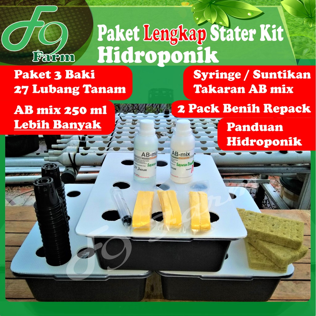 Paket Hidroponik Pemula Lengkap