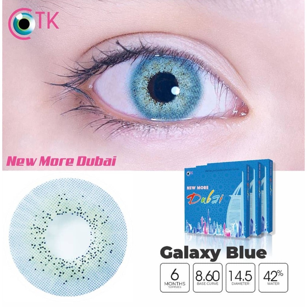 SOFTLENS NEW MORE DUBAI NORMAL-NMD Galaxy Blue