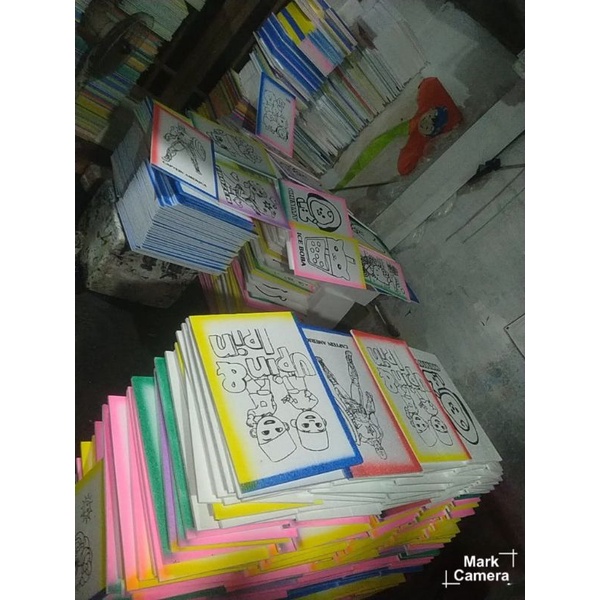 

paket usaha sterofoam lukis 100 pcs meja kursi cat dan kuas