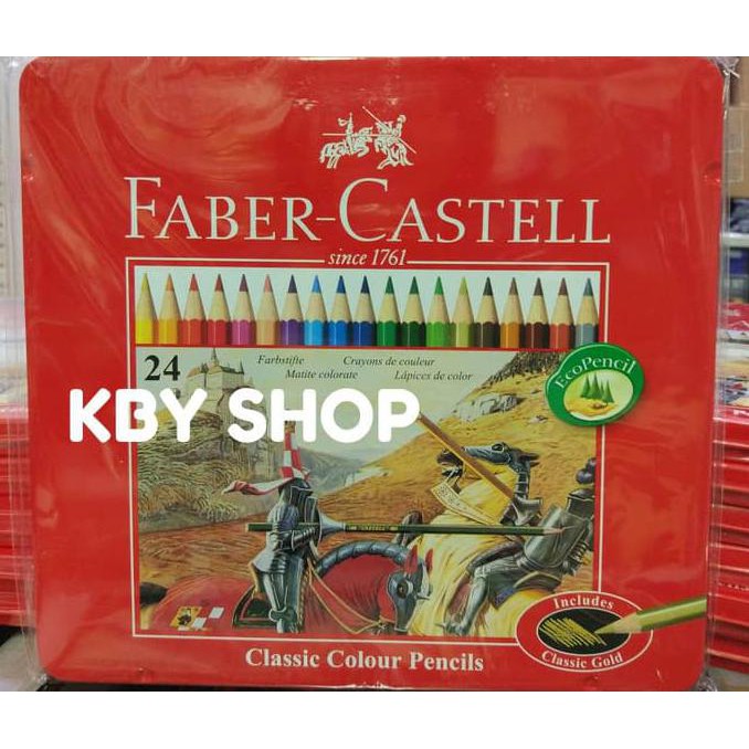 

Sale!! Pensil Warna Casing Kaleng Faber Castell 24 Warna Terbaru