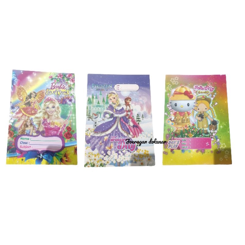 

12pc Sampul buku karakter