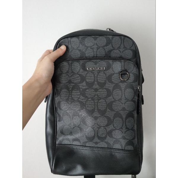 Waist bag coach men preloved original