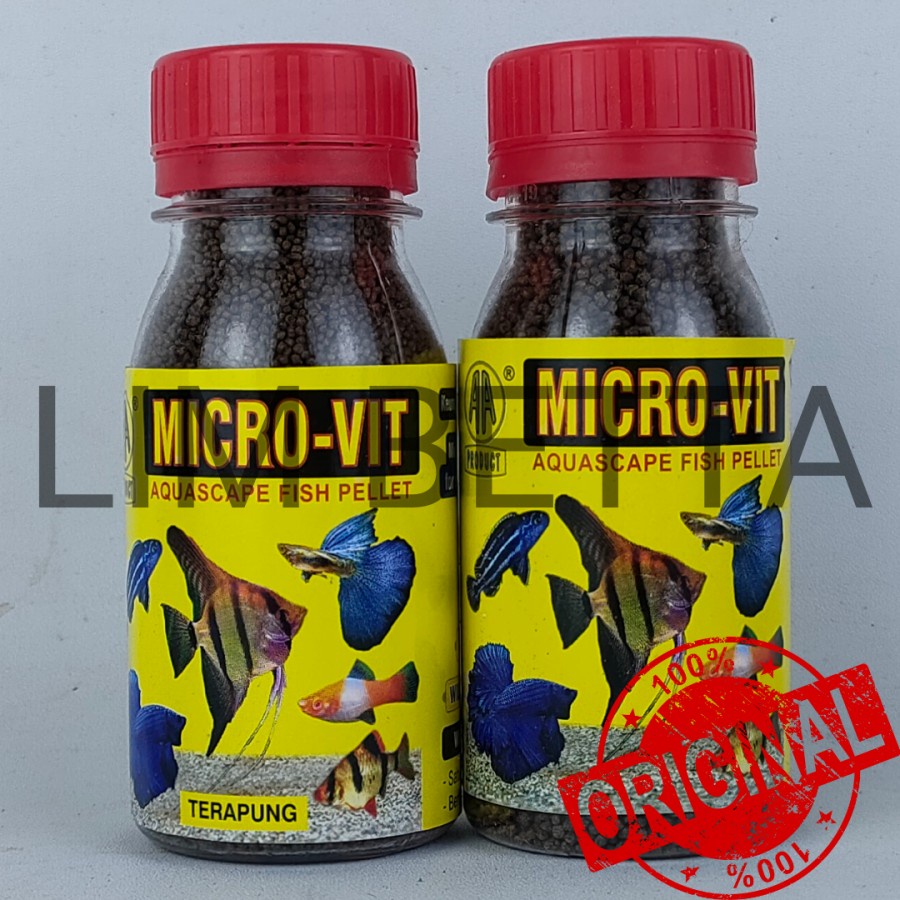 Pelet micro vit/pakan ikan cupang