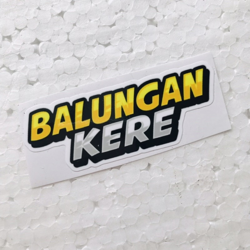 

Sticker Balungan Kere Orajet Laminasi Glossy