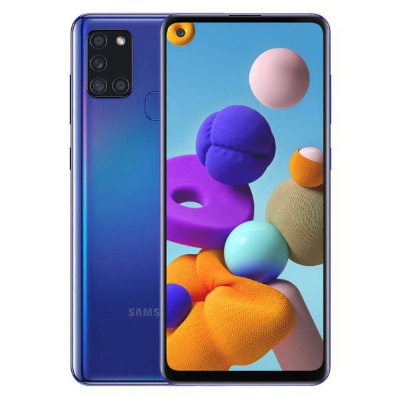 Samsung Galaxy A21s 6/128 Garansi Resmi SEIN-Biru