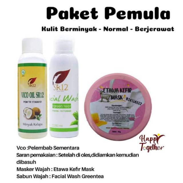 Untuk Kulit Sensitif Atau Berjerawat Paket Jerawat Sr12 Skincare Untuk Kulit Berjerawat Pemula Shopee Indonesia