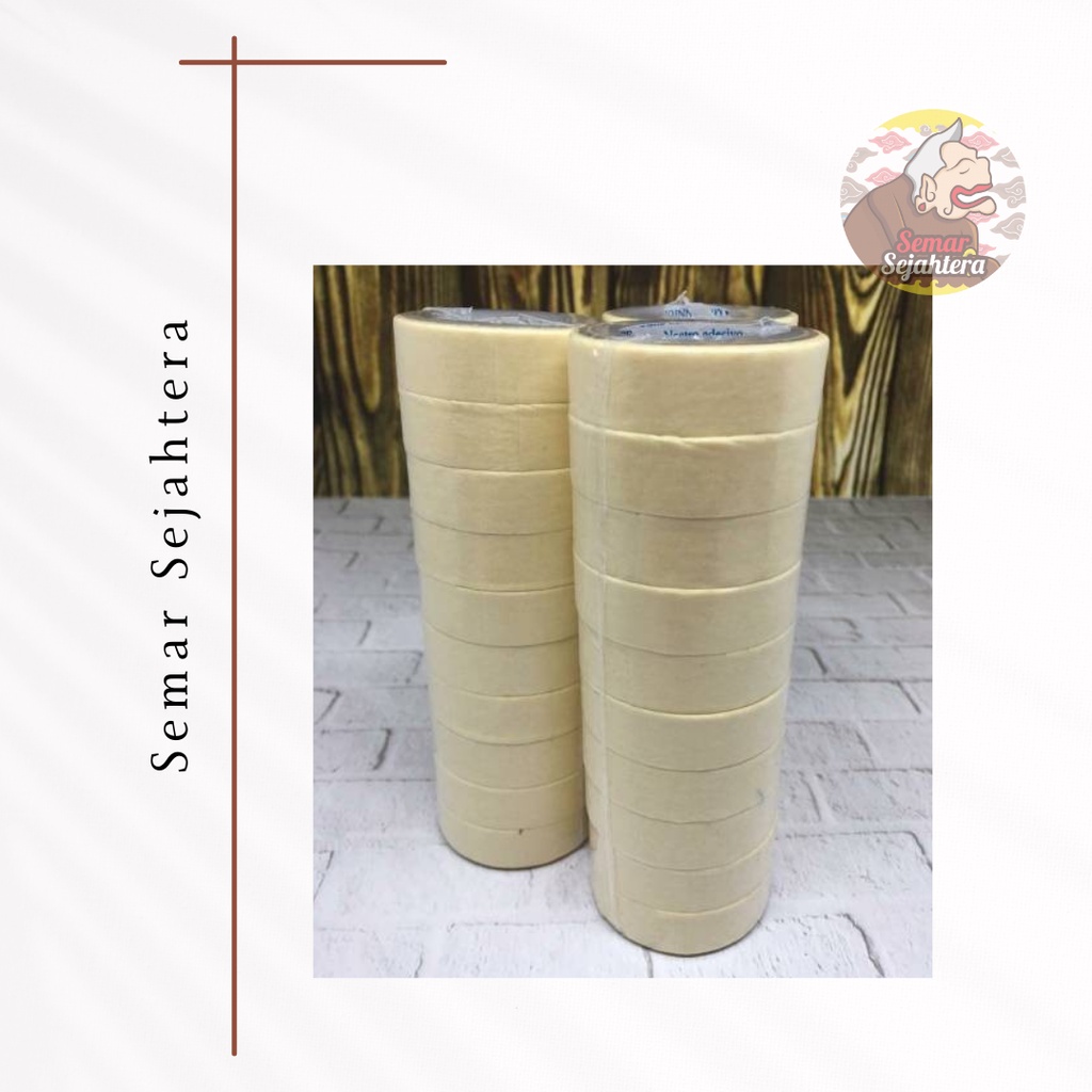 

[SLOP] GOLD TAPE ISOLASI MASKING TAPE 3/4 INCH*