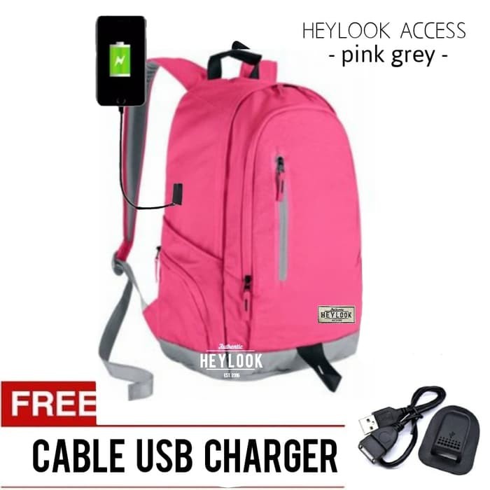 Q757Q Tas Ransel Sekolah Kerja Wanita/Cewek Mb 006 Backpack Kampus Kuliah Gaya Korea Murah Import Ta