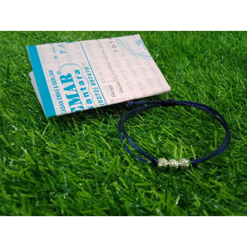 Gelang tali navy -emas putih semar nusantara 0,5gr