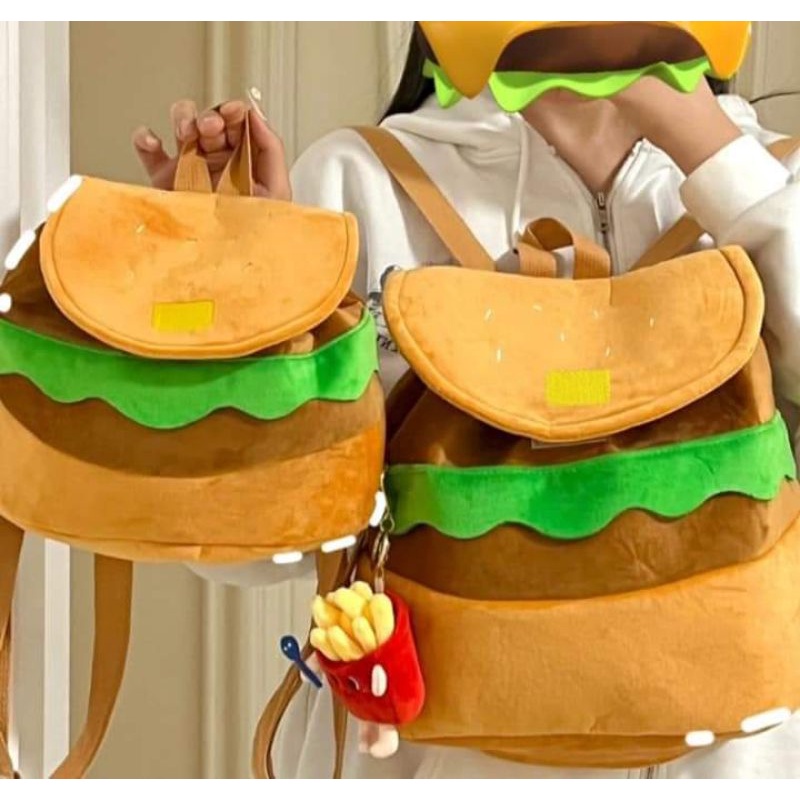DP PO - Burger backpack | tas burger cek deskripsi
