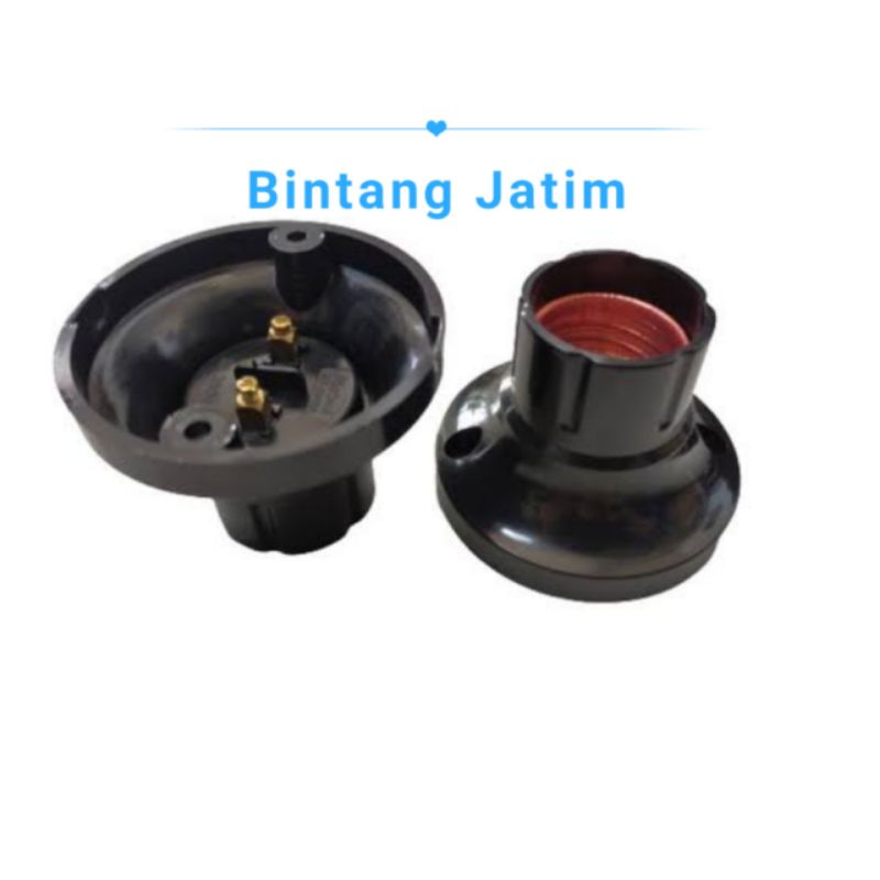 Fiting Lampu Tempel Bulat Murah Fitting Plafon