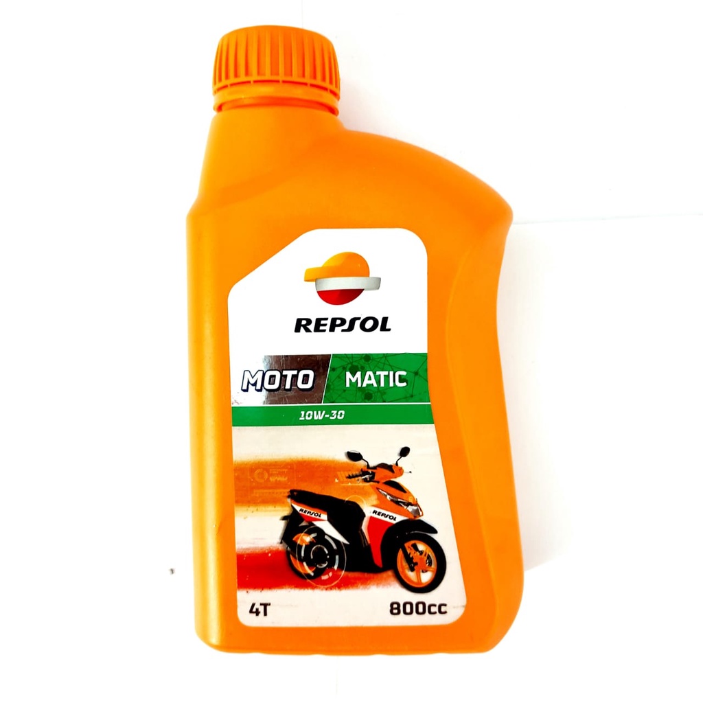 OLI REPSOL MOTO 10W-30 API SJ MATIC 10W30 800ML SNI JAMINAN ORI