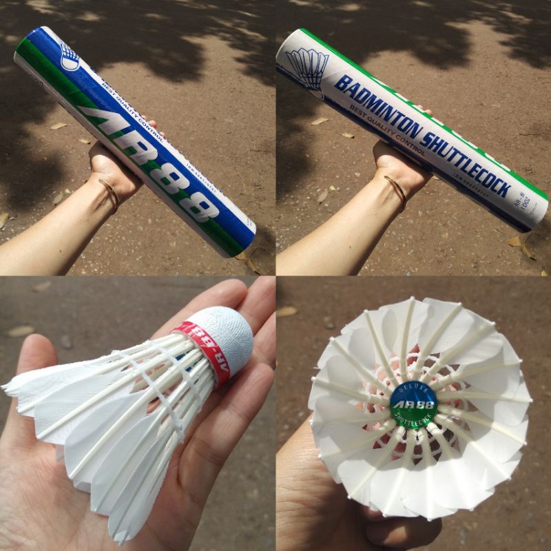 Shuttlecock AR88 Bola Bulu Tangkis  Satelkok Cock Kok BadmintonShuttlecock AR88 Bola Bulu Tangkis Sa