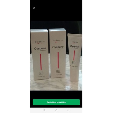 Scientis Cyspera Cysteamine Intensive Pigment Corrector Rekomendasi Dokter (Flek Hitam)