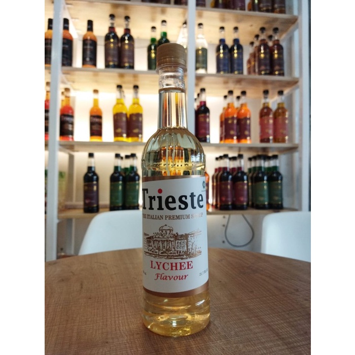 

SIRUP- SYRUP TRIESTE LYCHEE - SIRUP RASA LECI - 650 ML -SIRUP.