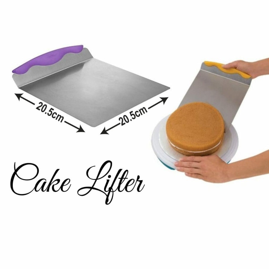 Scrapper Jumbo Cake Filter Stainless Alat Memindahkan Kue Cake Pizza