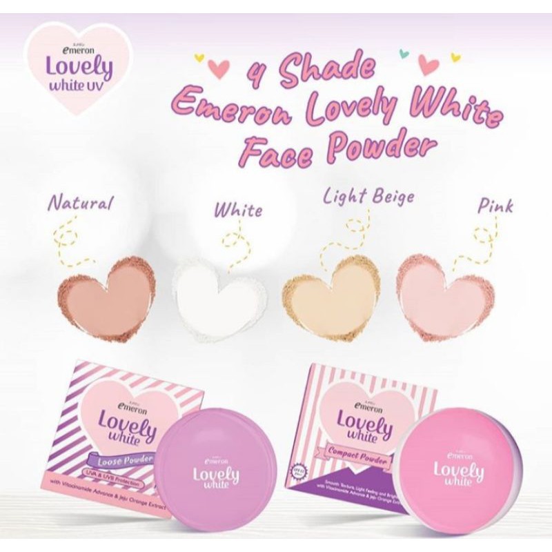 EMERON LOVELY LOOSE POWDER DAN COMPACT POWDER